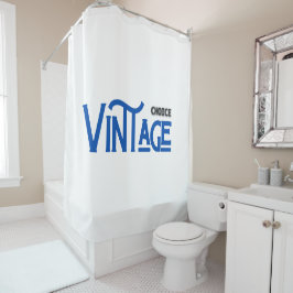 keuze typografie douchegordijn