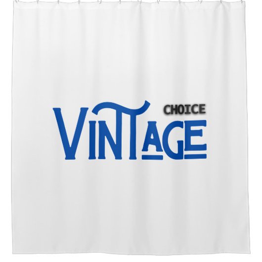 keuze typografie douchegordijn (Voorkant)