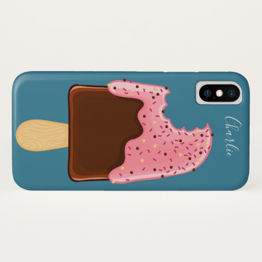 Keuze uit aangepaste populatienaam telefoongevalle Case-Mate iPhone case (Achterkant (horizontaal))