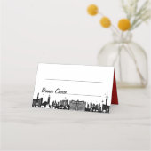 Keuze uit diner-maaltijden in het script Las Vegas Plaatskaartje (Voorkant)