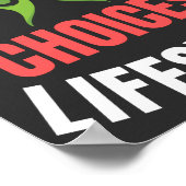 Keuze uit gezonde levensstijl poster (Hoek)