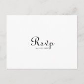 Keuze uit het Klassieke weddenschapsmenu Calligraf Briefkaart (Voorkant)