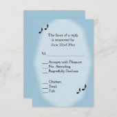 Keuze uit het menu Blauwe muziek (Voorkant / Achterkant)