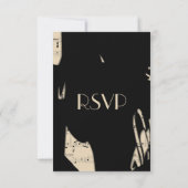 Keuze uit het menu Zwart en Peach Abstract Music R (Achterkant)