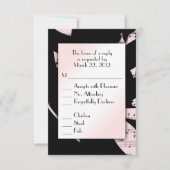 Keuze uit het menu Zwart-roze Abstracte muziek RSV (Voorkant)