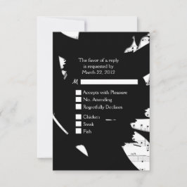Keuze uit het menu Zwart-wit Abstracte muziek RSVP