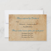 Keuze uit mannetjesroos RSVP en entree Choice (Achterkant)