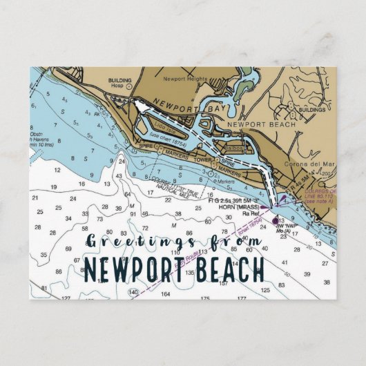 Keuze uit Newport Beach Briefkaart (Voorkant)