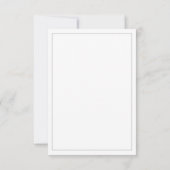 Keuze uit RSVP-kaart in het menu Minimalistisch Si (Achterkant)