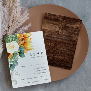 Keuze uit RSVP-kaart - Keuze uit het menu Zonneblo