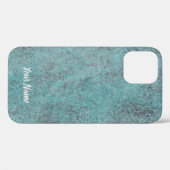 Keuze uit Turquoise Copper Patina-structuur Case-Mate iPhone Case (Achterkant (horizontaal))