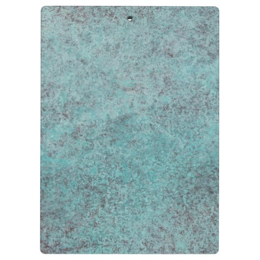Keuze uit Turquoise Copper Patina-structuur Klembord (Achterkant)