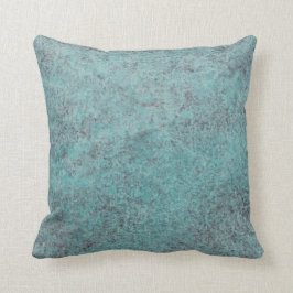 Keuze uit Turquoise Copper Patina-structuur Kussen