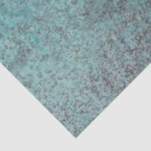 Keuze uit Turquoise Copper Patina-structuur Tissuepapier (Detail)