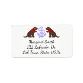 Keuze uitlijnen labrador etiket (Voorkant)