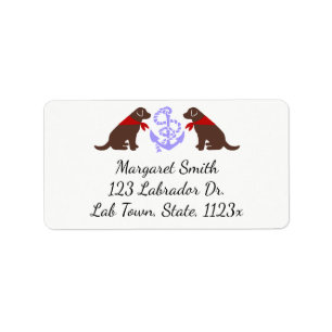 Keuze uitlijnen labrador etiket