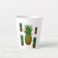 Keuze van anananas Latte Mok