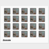 Keuze van broedsels van kostuums vierkante sticker (Vel)