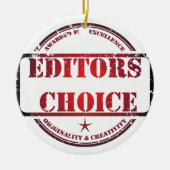 Keuze van crediteuren keramisch ornament (Voorkant)