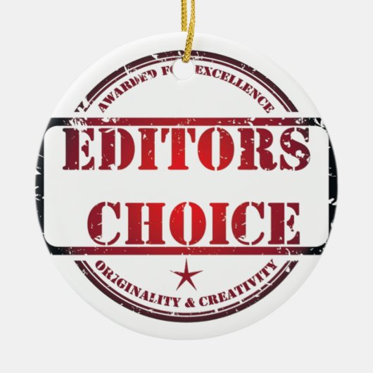 Keuze van crediteuren keramisch ornament (Voorkant)