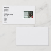 Keuze van de auteur visitekaartje (Voorkant / Achterkant)