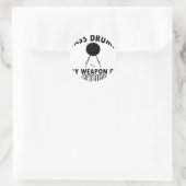 keuze van de baarmoedertrommel ronde sticker (Tas)