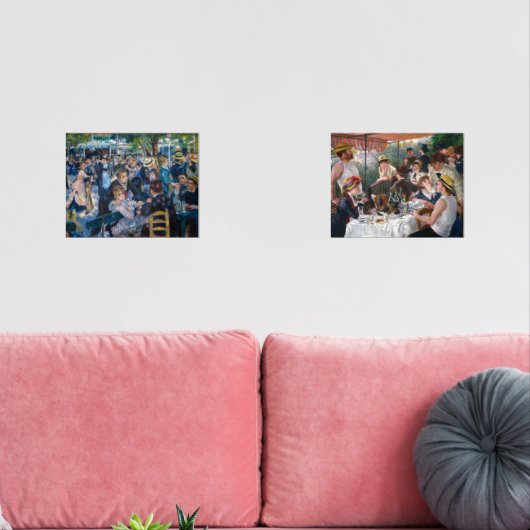 Keuze van de masterstukken van Pierre-Auguste Reno Muurkunst Sets (Woonkamer)