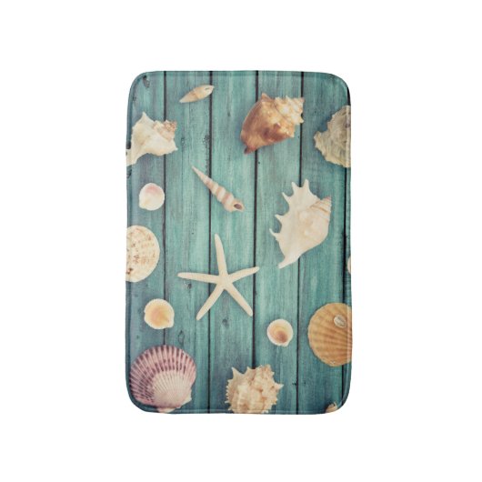 Keuze van de zeeschelpen badmat (Voorkant Verticaal)