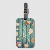 Keuze van de zeeschelpen bagagelabel (Voorkant (verticaal))