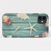 Keuze van de zeeschelpen Case-Mate iPhone case (Achterkant (horizontaal))