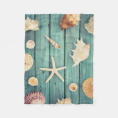 Keuze van de zeeschelpen fleece deken (Voorkant)