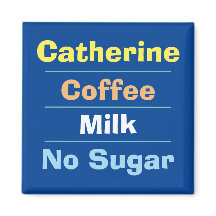 Keuze van Drink, melk en suiker bij voorkeur op ee