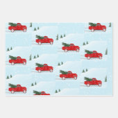Keuze van kleine Red Truck-liefhebbers Inpakpapier Vel (Voorkant 2)