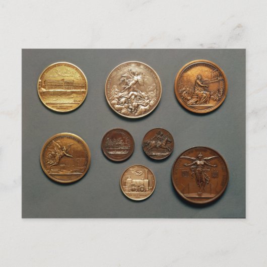Keuze van medailles briefkaart (Voorkant)