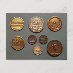 Keuze van medailles briefkaart