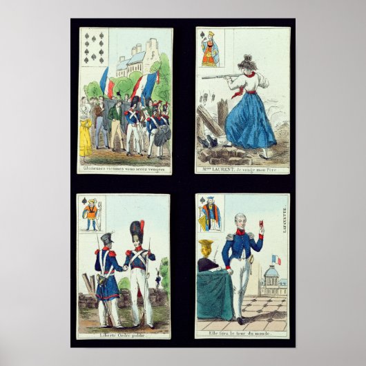 Keuze van speelkaarten voor poster (Voorkant)