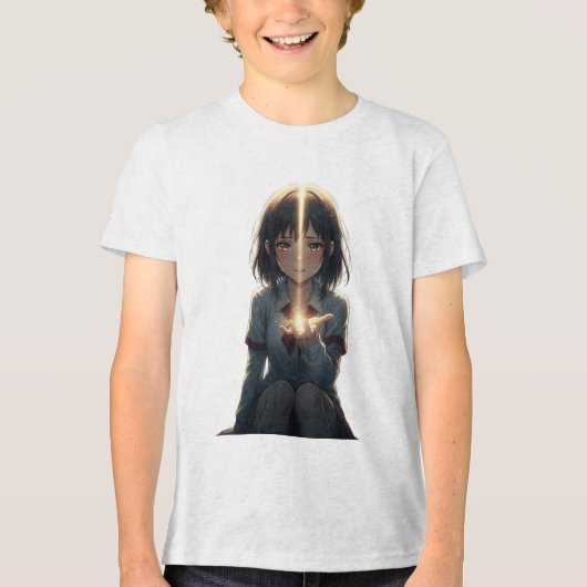 Keuze voor Kinderen Tri-Blend Shirt (Voorkant)