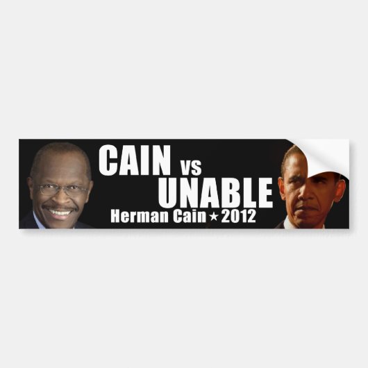 Keuze vs. niet mogelijk bumpersticker (Voorkant)