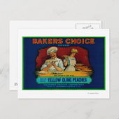 Keuzemelketiket voor bakken briefkaart (Voorkant / Achterkant)