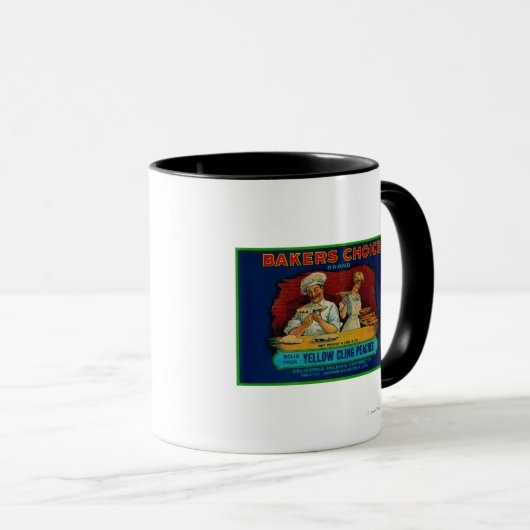 Keuzemelketiket voor bakken mok (Voorkant rechts)