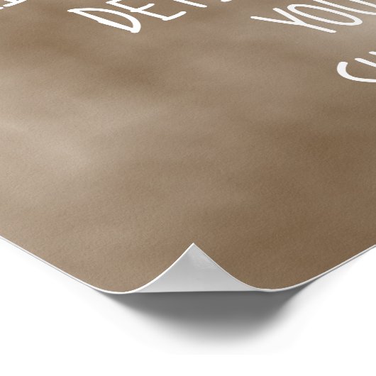 Keuzen bepalen Succes Poster (Hoek)