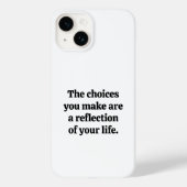 Keuzen die je maakt iPhone Case (Achterkant)