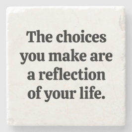 Keuzen die je maakt van Onderzetter met marmer