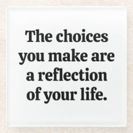 Keuzen die je met Glass Onderzetter maakt Glazen Onderzetter