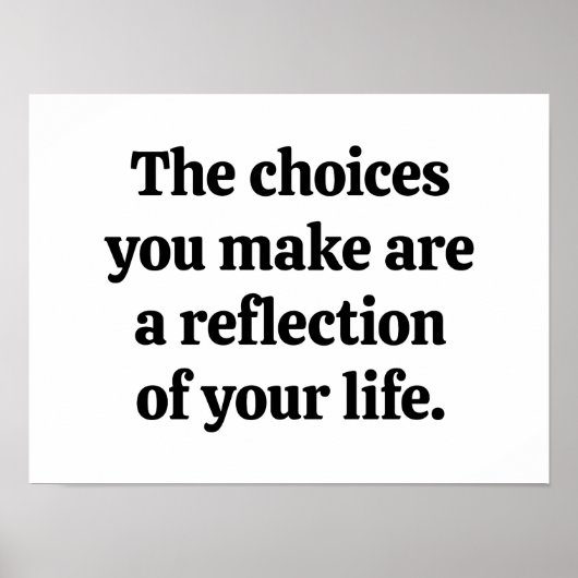 Keuzen die je Poster maakt (Voorkant)