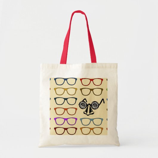 Keuzen- en groothoekige eyeglassen tote bag (Voorkant)