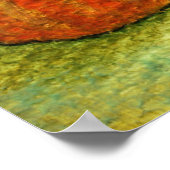 Keuzen maken Whimsical Woodland Fox Art Painting Poster (Hoek)