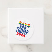 Keuzen voor de verkiezingen voor Trump 2024 Bedankjes Labels (In situ)