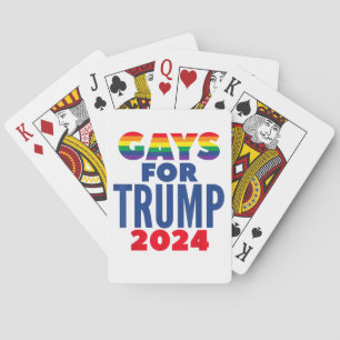 Keuzen voor de verkiezingen voor Trump 2024 Pokerkaarten