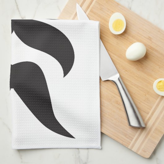 Keuzen voor snor theedoek (Quarter Fold)